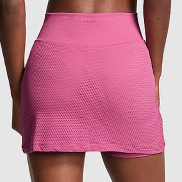 PINK Victoria’s Secret Seamless Pink Mini Skort - Picture 3 of 5